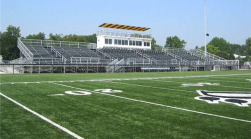 How can prefabricated metal grandstands, popular worldwide, empower diverse spaces?